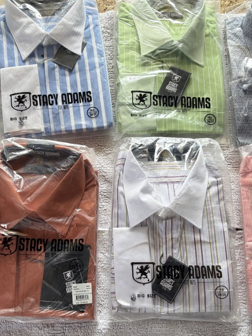 EIGHT Stacy Adams Dress Shirts